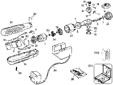 Exploded Diagram A Diagram and Parts List for 9050-04 Type 3 Black and Decker Miscellaneous